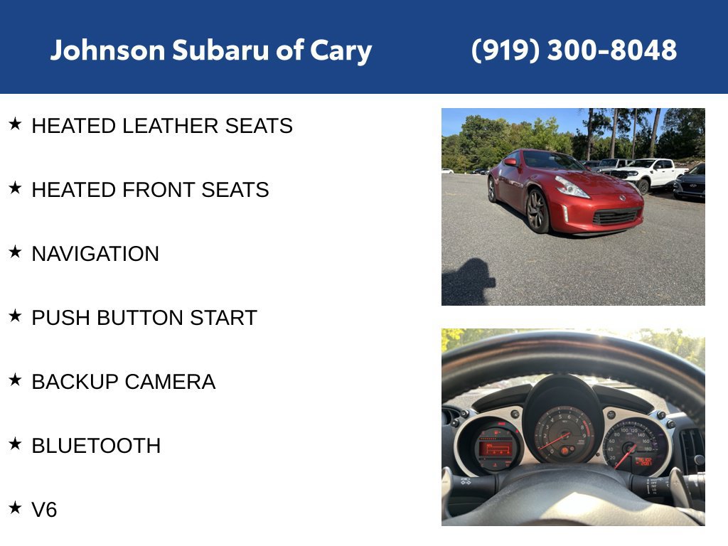 Used 2014 Nissan 370Z Touring w/ Sport Package RWD image 6