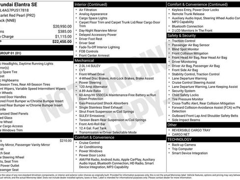 Used 2023 Hyundai Elantra SE FWD image 3