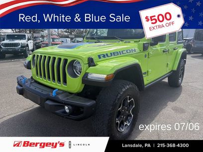 Used 2021 Jeep Wrangler Unlimited Rubicon 4xe w/ Steel Bumper Group