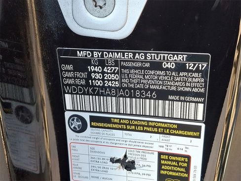 Used 2018 Mercedes-Benz AMG GT Roadster w/ Lane Tracking Package image 28