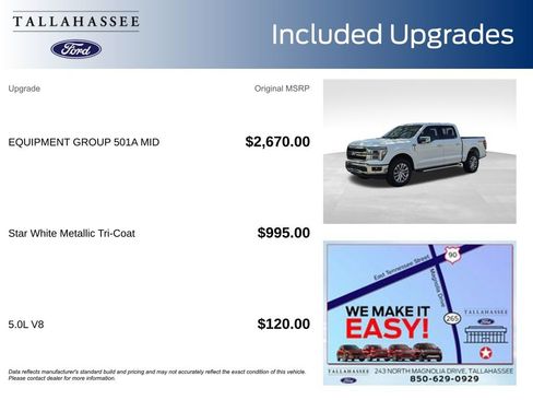 New 2026 Ford F150 Lariat w/ Equipment Group 501A Mid AWD/4WD image 3