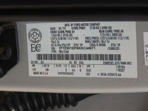 Used 2019 Ford F150 Lariat AWD/4WD image 33