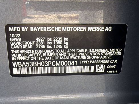 Used 2023 BMW 530i w/ Convenience Package RWD image 22