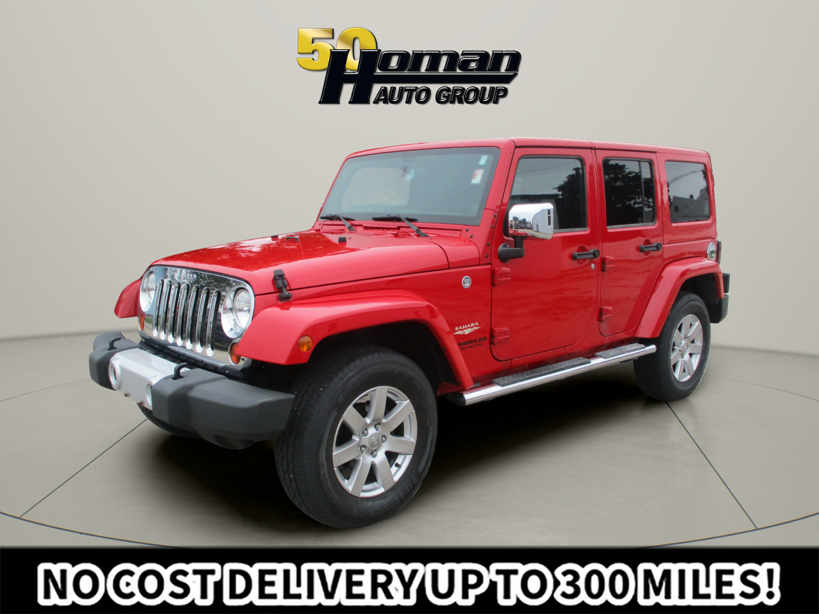 Used 2013 Jeep Wrangler Unlimited Sahara w/ Mopar Chrome Edition Group AWD/4WD image 1