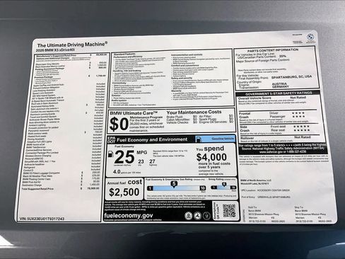 New 2026 BMW X5 xDrive40i w/ Premium Package image 21