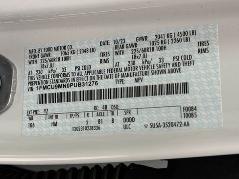 Used 2023 Ford Escape ST-Line w/ Tech Pack #1 image 19