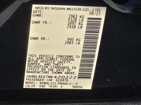 Used 2022 Nissan Altima 2.5 SL image 25