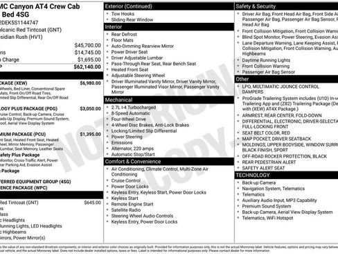 Used 2025 GMC Canyon AT4 w/ AT4X Package AWD/4WD image 10