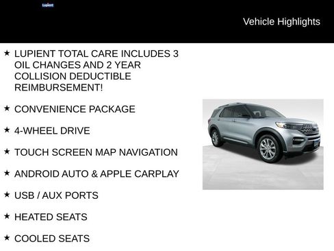 Used 2021 Ford Explorer Limited w/ Equipment Group 301A AWD/4WD image 7