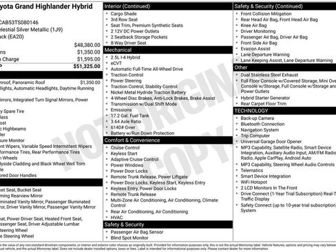 Used 2026 Toyota Grand Highlander AWD Hybrid image 39