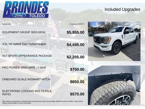 Used 2023 Ford F150 XLT w/ Equipment Group 302A High AWD/4WD image 6