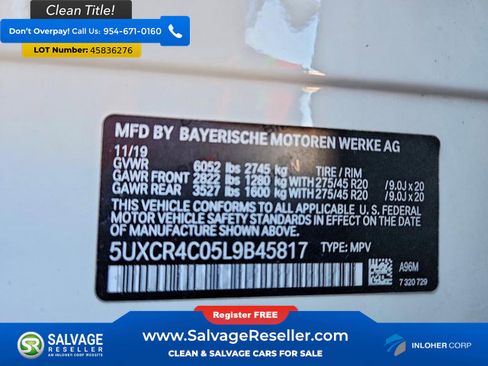 Used 2020 BMW X5 sDrive40i w/ Convenience Package image 16