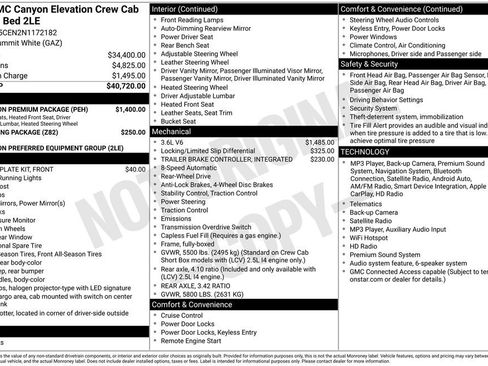 Used 2022 GMC Canyon Elevation w/ Elevation Premium Package RWD image 6