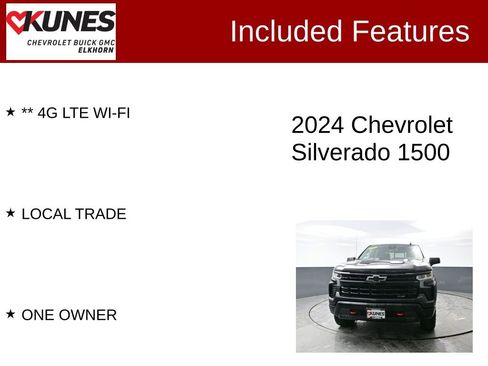 Used 2024 Chevrolet Silverado 1500 LT Trail Boss w/ Convenience Package II AWD/4WD image 3
