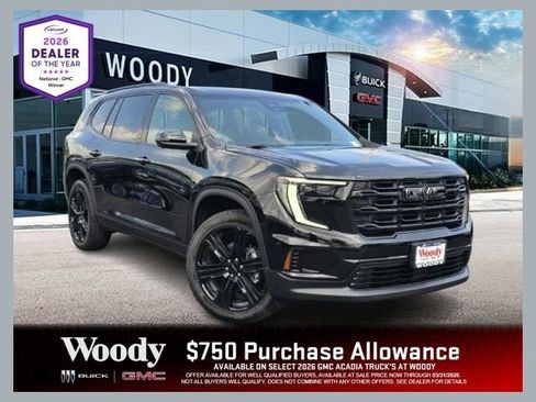 New 2026 GMC Acadia Elevation w/ Black Edition AWD/4WD image 1