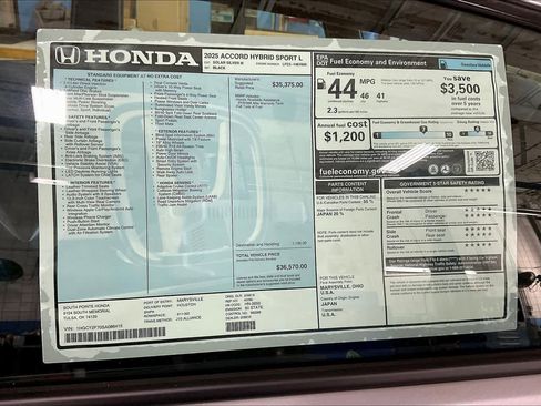 New 2025 Honda Accord Sport image 21