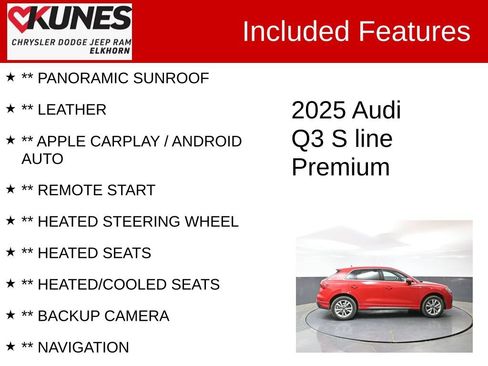 Used 2025 Audi Q3 2.0T Premium AWD/4WD image 2
