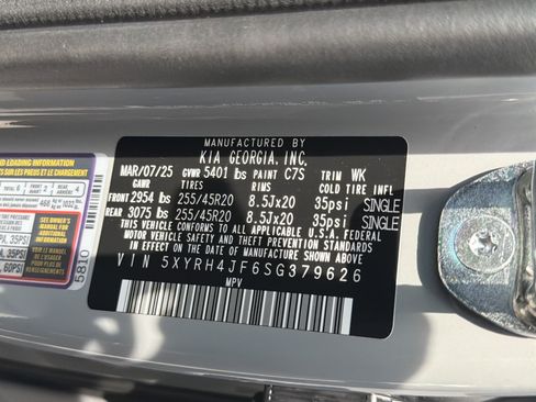 Used 2025 Kia Sorento EX w/ Panoramic Sunroof Package FWD image 33