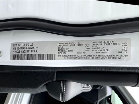 New 2026 Jeep Grand Cherokee L Limited AWD/4WD image 21
