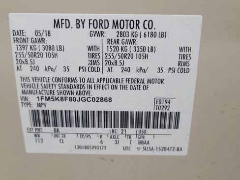 Used 2018 Ford Explorer Limited AWD/4WD image 33