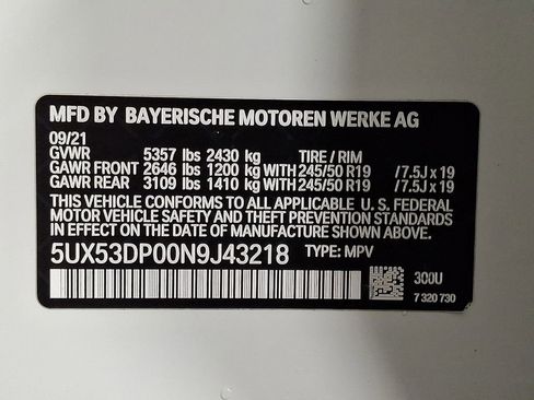 Used 2022 BMW X3 xDrive30i w/ Convenience Package AWD/4WD image 29