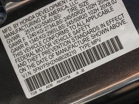 Used 2022 Honda Pilot Special Edition image 28