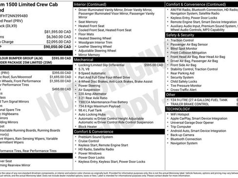 Used 2022 RAM 1500 Limited w/ Body-Colour Bumper Group image 14