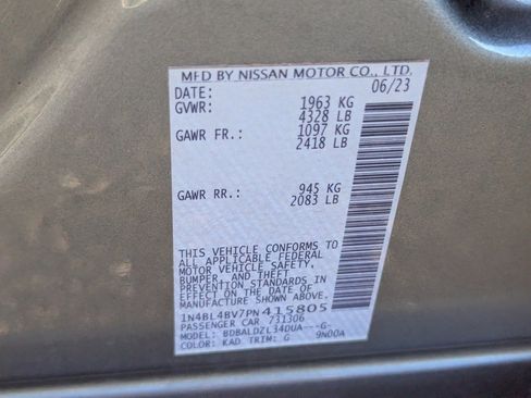 Certified 2023 Nissan Altima 2.5 S image 33