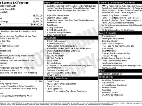 Used 2023 Kia Sorento SX image 2