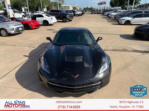 Used 2015 Chevrolet Corvette Stingray Coupe w/ Carbon Flash Badge Package RWD image 2