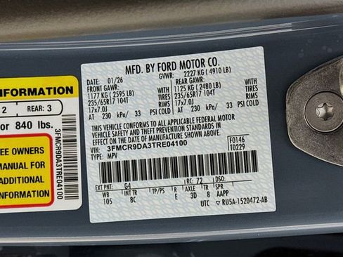 New 2026 Ford Bronco Sport Badlands w/ Sasquatch Badlands Package image 31