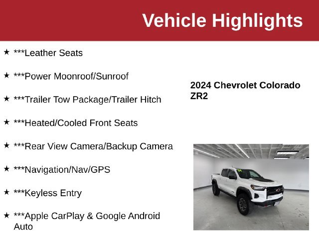 Used 2024 Chevrolet Colorado ZR2 w/ ZR2 Convenience Package III AWD/4WD image 10