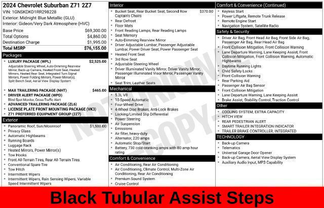 Used 2024 Chevrolet Suburban Z71 w/ Luxury Package AWD/4WD image 44