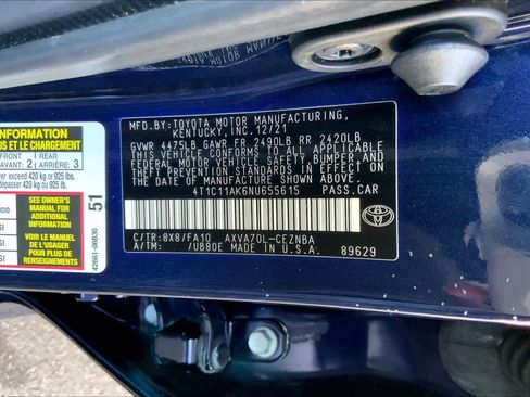Used 2022 Toyota Camry LE FWD image 34