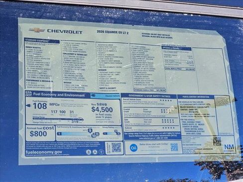 New 2026 Chevrolet Equinox EV LT image 16