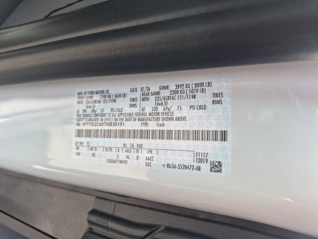 New 2026 Ford Transit 150 148 Medium Roof AWD w/ Load Area Protection Package image 28
