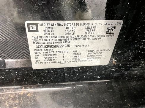 Used 2017 Chevrolet Silverado 1500 LT w/ All Star Edition AWD/4WD image 3