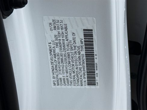 New 2026 Honda Odyssey EX-L image 40