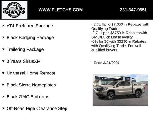 New 2026 GMC Sierra 1500 AT4 image 3