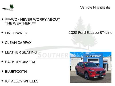 Used 2025 Ford Escape ST-Line AWD/4WD image 8