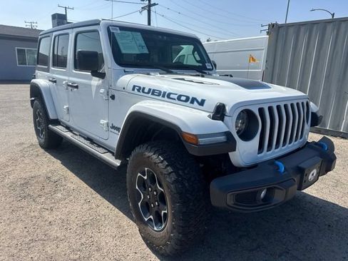 Used 2023 Jeep Wrangler Unlimited Rubicon 4xe w/ Cold Weather Group AWD/4WD image 3