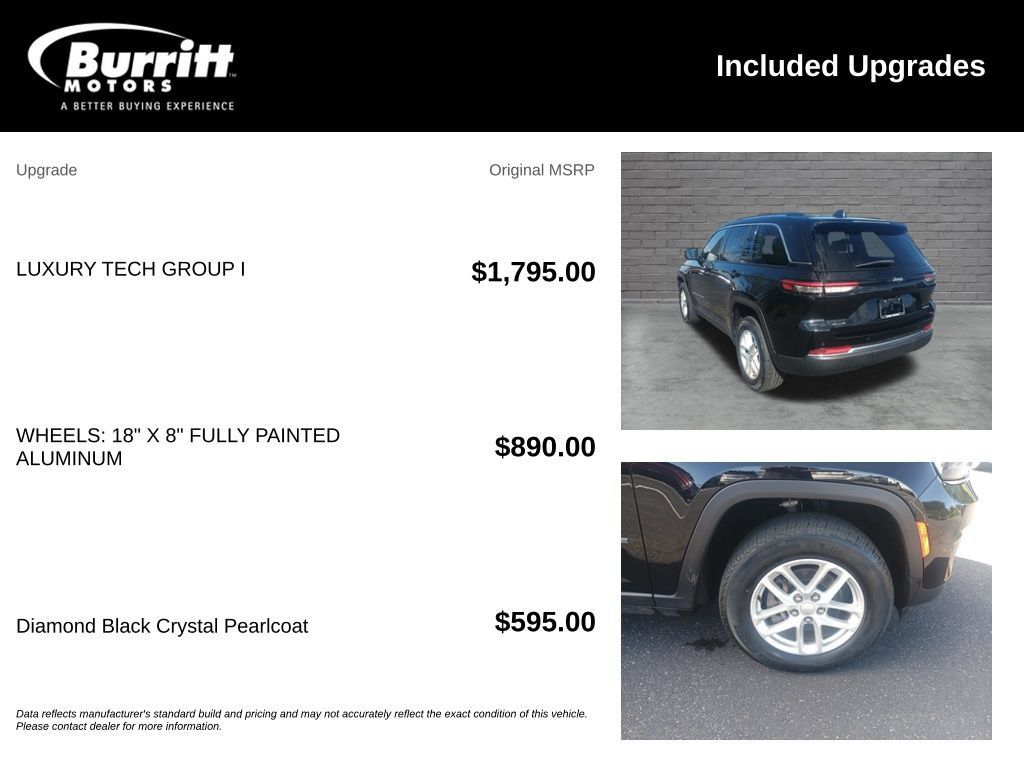 Used 2023 Jeep Grand Cherokee Laredo w/ Luxury Tech Group I AWD/4WD image 6
