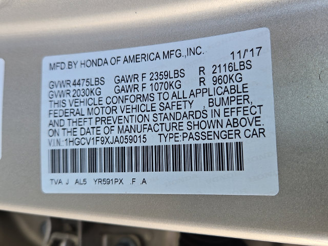 Used 2018 Honda Accord Touring image 28