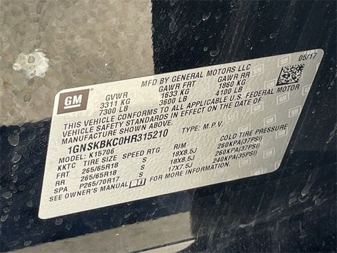 Used 2017 Chevrolet Tahoe LT w/ Luxury Package image 31