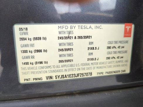 Used 2018 Tesla Model S 75D AWD/4WD image 29