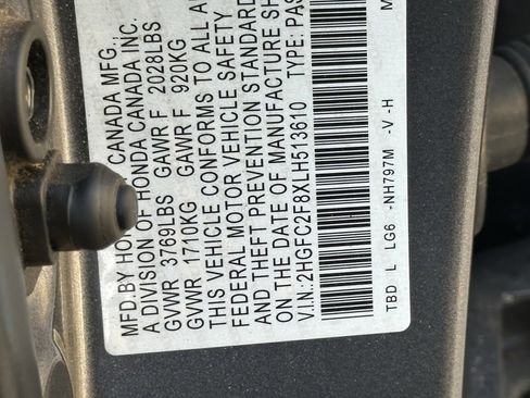 Used 2020 Honda Civic Sport image 40