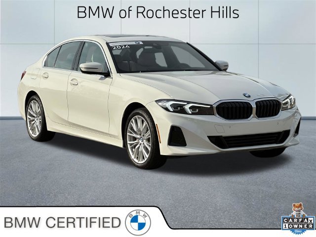 Certified 2024 BMW 330i xDrive Sedan w/ Premium Package AWD/4WD image 1