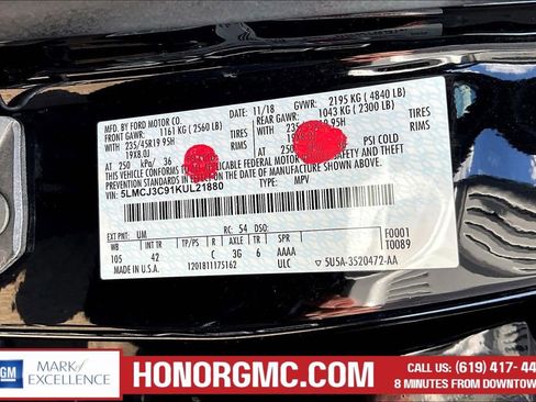 Used 2019 Lincoln MKC Reserve w/ MKC Technology Package FWD image 19