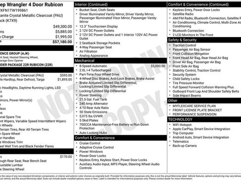 New 2026 Jeep Wrangler Unlimited Rubicon AWD/4WD image 3