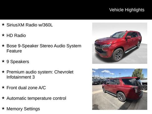 Used 2021 Chevrolet Tahoe Z71 w/ Luxury Package AWD/4WD image 15
